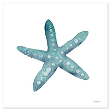Load image into Gallery viewer, Teal Starfish Art Print
