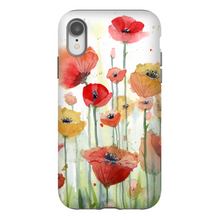 Load image into Gallery viewer, Red, Orange, and Yellow Poppies Phone Cases
