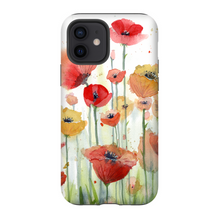 Load image into Gallery viewer, Red, Orange, and Yellow Poppies Phone Cases
