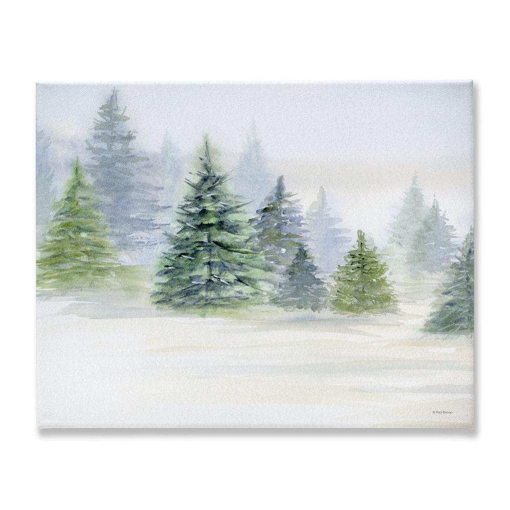 Pine Trees 1 Stretched Canvas Print