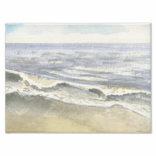 Load image into Gallery viewer, Waves 2 Stretched Canvas Print - Patti Bishop Watercolors
