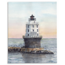 Load image into Gallery viewer, Lewes Harbor of Refuge Lighthouse Stretched Canvas Print
