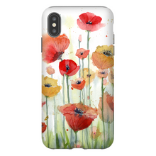 Load image into Gallery viewer, Red, Orange, and Yellow Poppies Phone Cases
