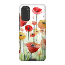 Load image into Gallery viewer, Red, Orange, and Yellow Poppies Phone Cases
