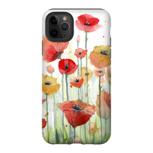 Load image into Gallery viewer, Red, Orange, and Yellow Poppies Phone Cases
