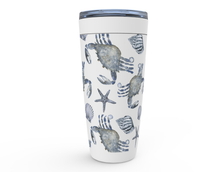 Load image into Gallery viewer, Crabs and Shells 20 oz. Stainless Steel Tumbler
