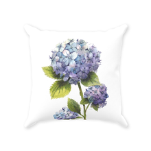 Load image into Gallery viewer, Blue Hydrangea Throw Pillows
