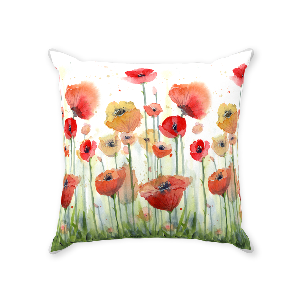 Red, Orange, and Yellow Throw Pillows