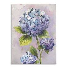 Load image into Gallery viewer, Blue Hydrangea Stretched Canvas Print
