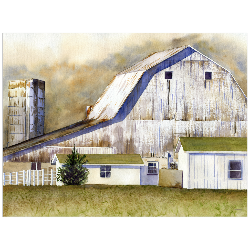 Amish Barn Art Print