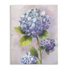 Load image into Gallery viewer, Blue Hydrangea Stretched Canvas Print
