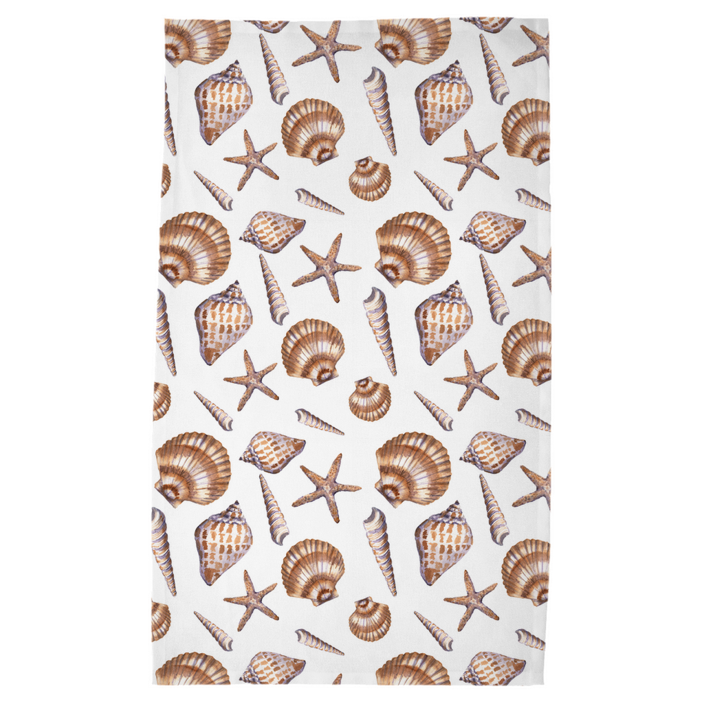 Tan Shells Tea Towels