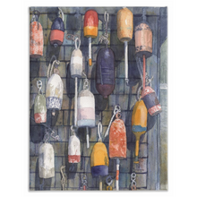 Load image into Gallery viewer, Buoys Stretched Canvas Print
