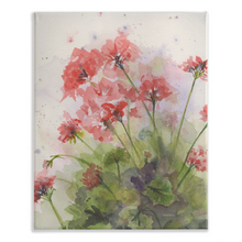 Load image into Gallery viewer, Geraniums 4 Stretched Canvas Print
