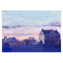 Load image into Gallery viewer, Farmhouse at Sunset Greeting Cards
