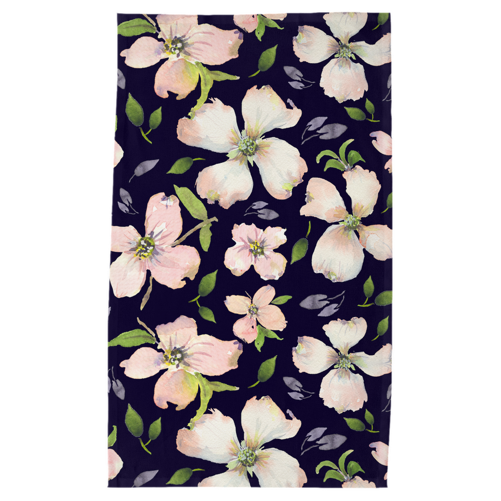 Dogwood Dark Tea Towels
