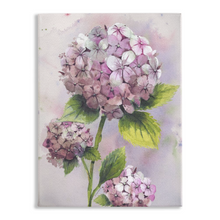 Load image into Gallery viewer, Pink Hydrangea Stretched Canvas Print
