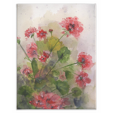 Load image into Gallery viewer, Geraniums 3 Stretched Canvas Print
