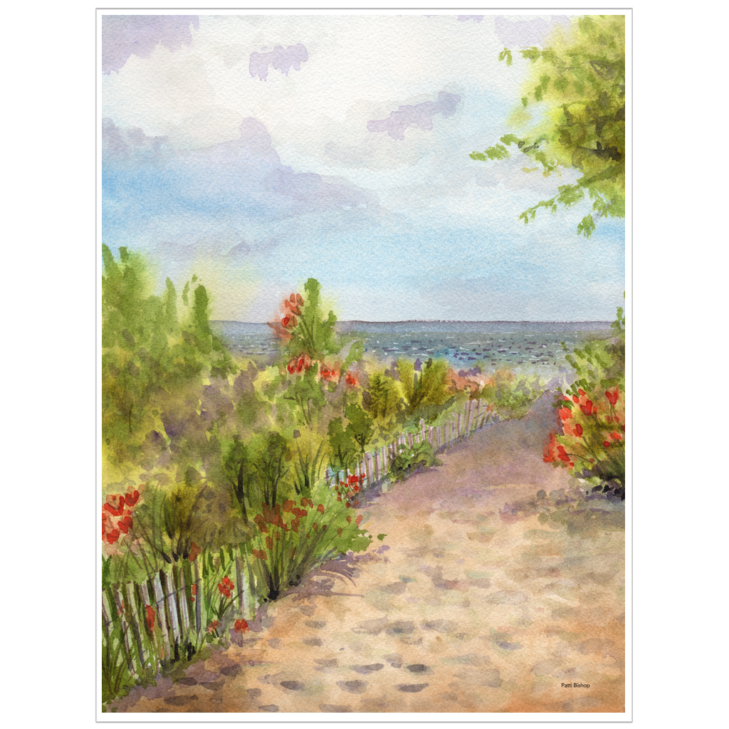 Beach Path Art Print