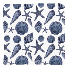 Load image into Gallery viewer, Blue Shell Pattern Throw Pillows
