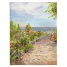 Load image into Gallery viewer, Beach Path Stretched Canvas Print
