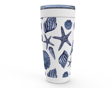 Load image into Gallery viewer, Blue Shells 20 oz. Stainless Steel Tumbler
