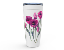 Load image into Gallery viewer, Pink Tulips 20 oz. Stainless Steel Tumbler

