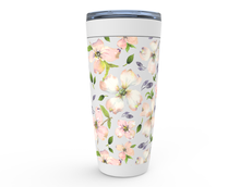 Load image into Gallery viewer, Dogwood Pattern 20 oz Steel Tumblers

